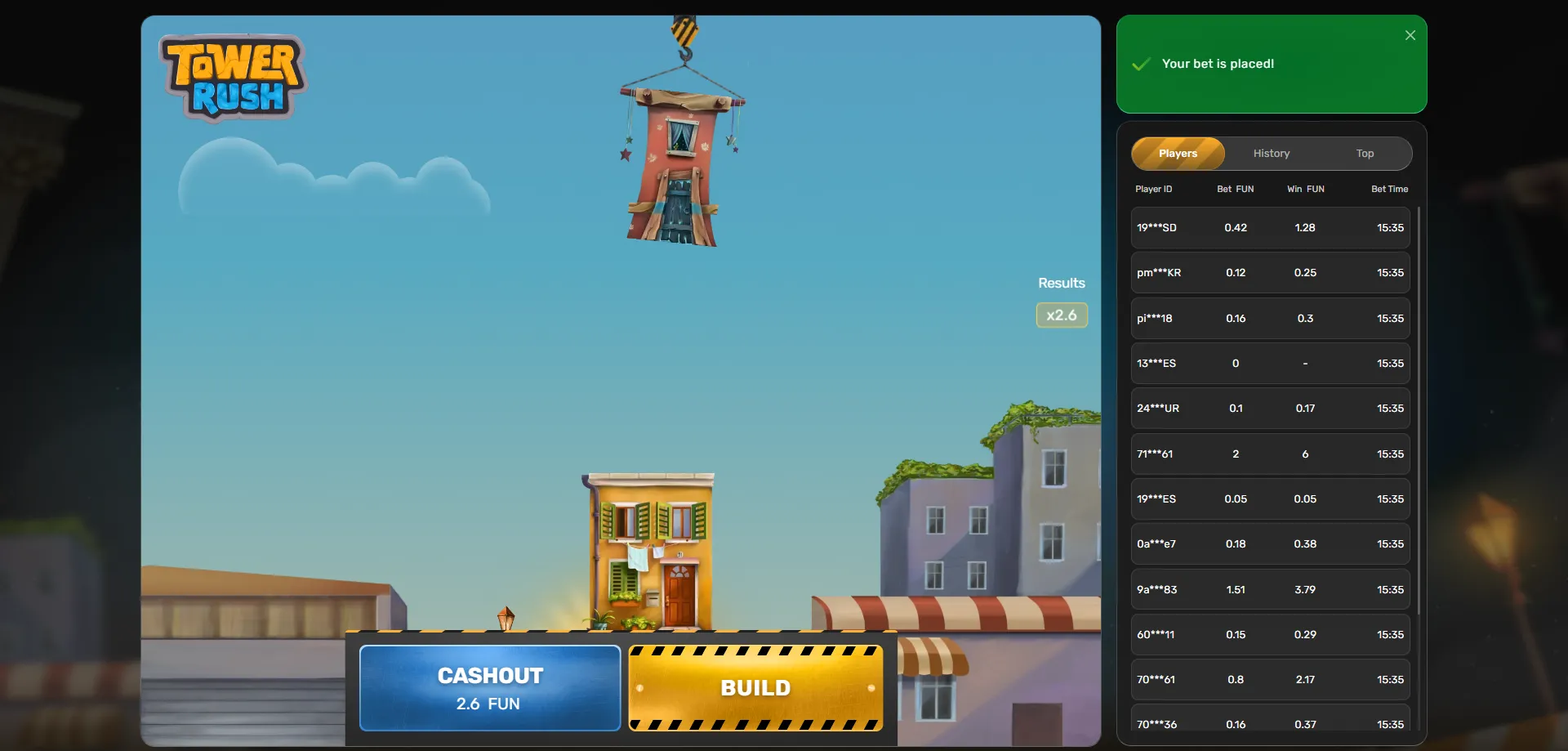 شرح طريقة عمل Tower Rush Demo - بناء البرج والمضاعفات