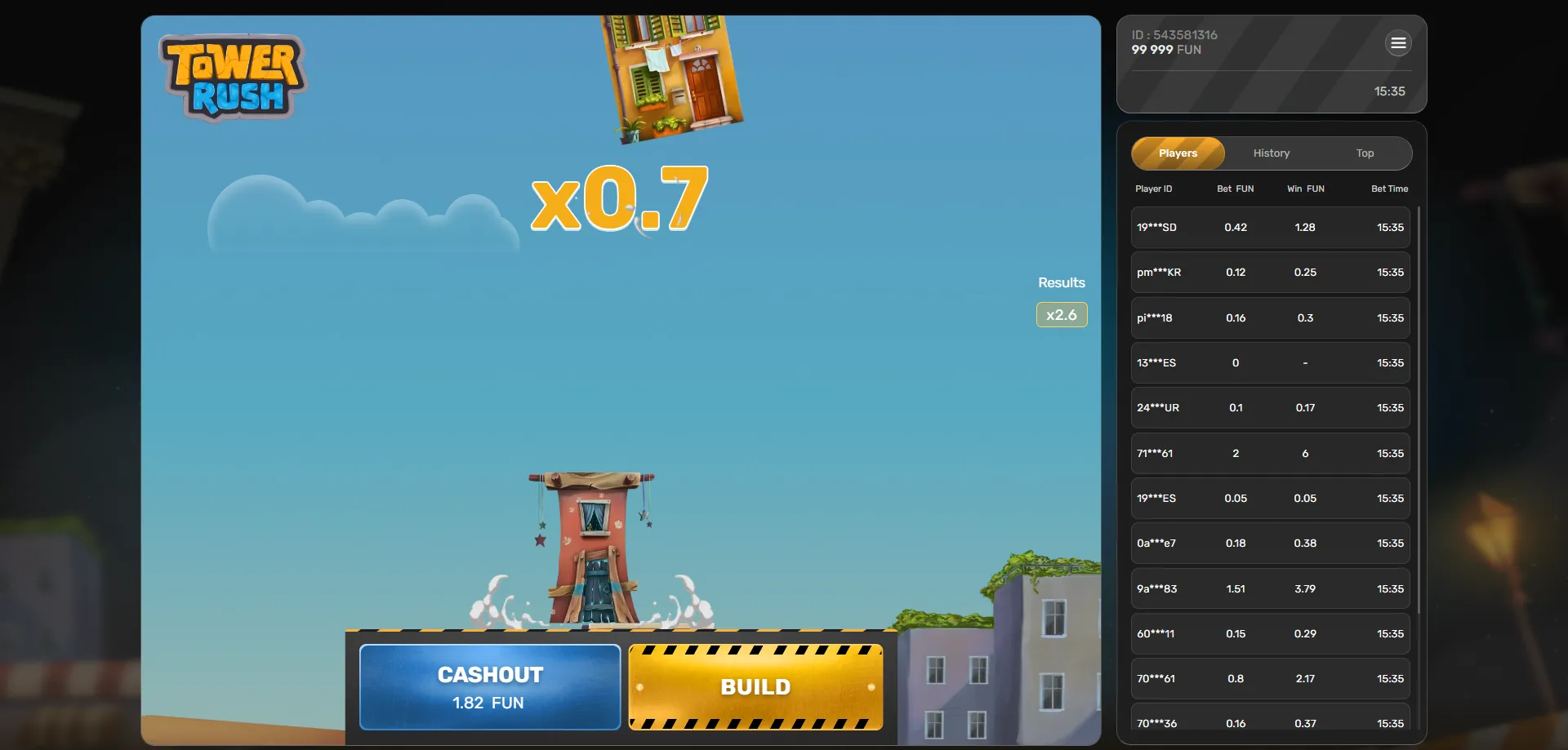 لعبة tower rush الأصلية من Galaxsys للاعبين في مصر